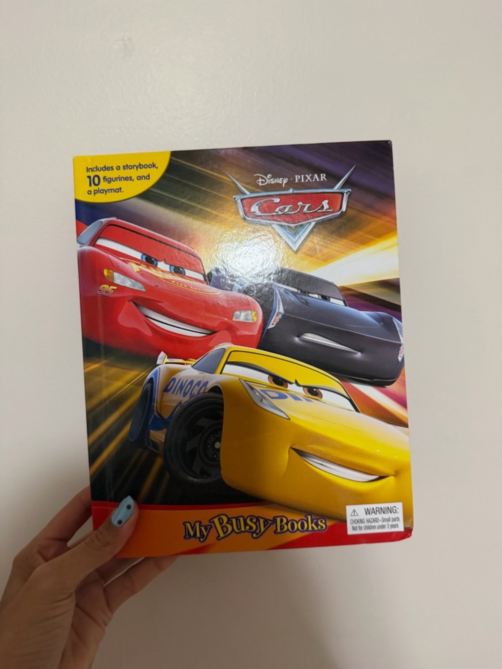 Disney Cars Storybook Playset - Yellow, Red, Black